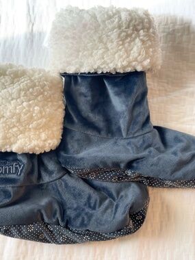 The Comfy brand booties- never worn
